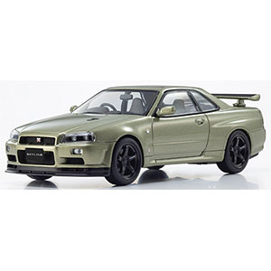 KYOSHOオリジナル 1/43 日産 スカイライン R34 GT-R VスペックII Nur (ミレニアムジェイド)