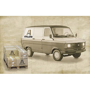 1/24 フォード トランジット “イタレリ” 配送車 プラモデル