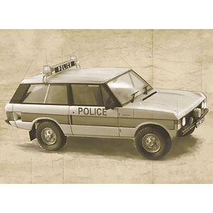 1/24 レンジローバー ポリスタイプ プラモデル