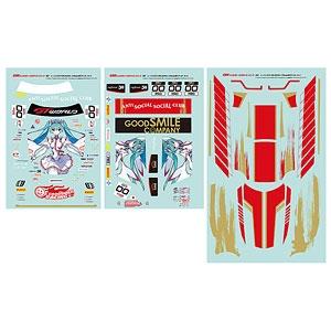 GSRキャラクターカスタマイズシリーズ052 レーシングミク SPA 2025Ver. 1/10scale用ステッカーセット