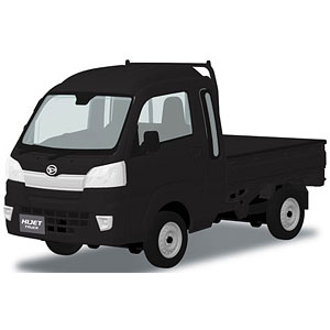 楽プラ スナップキット No.29-BM ダイハツ S500P ハイゼット トラック ジャンボ (ブラックマイカメタリック) プラモデル