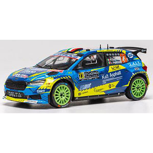 1/43 シュコダ ファビア Rally2 (2023) 2026年 ラリーモンテカルロ #23 R.Dapra/L.Guglielmetti
