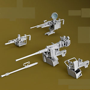 1/35 メルカバ Mk.4 機関銃セット V.2 (2個入) (サーチライト付) (モンモデル用)