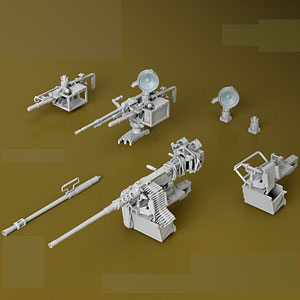 1/35 メルカバ Mk.4 機関銃セット V.2 (2個入) (サーチライト付) (ホビーボス用)