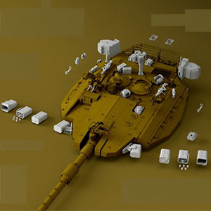 1/35 メルカバ Mk.3 外装ディテールセット V.1 (ホビーボス用)