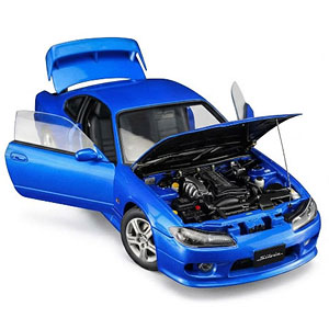 1/18 Nissan Silvia (S15) Spec-R Aero 1999 Brilliant Blue