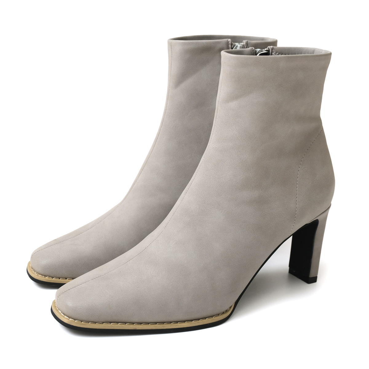 AmiAmi（アミアミ） ブーツ ショートブーツ レディース スクエアトゥ