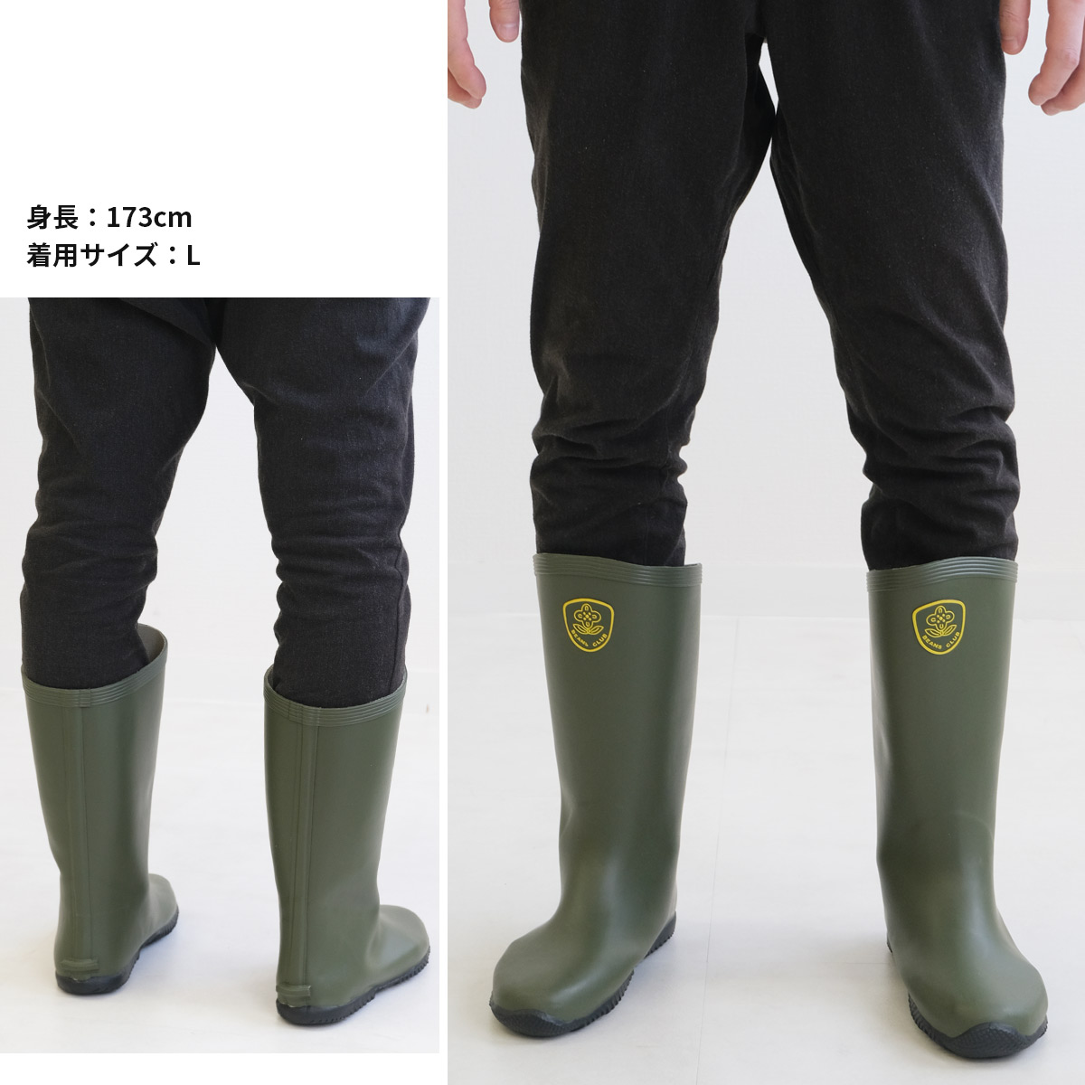 【296】レディース　レイン　ラバーブーツLE CHAMEAU ３８ Wellington Boots Handmade since 1927 | Le Chameau