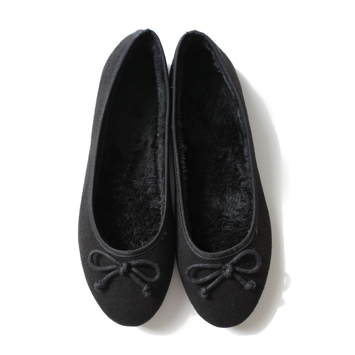 バレエシューズ ボア バレエパンプス ファー フラットシューズ レディース 秋冬 ぺたんこ ローヒール あったか リボンモチーフ amiamiアミアミ | AmiAmi | 04