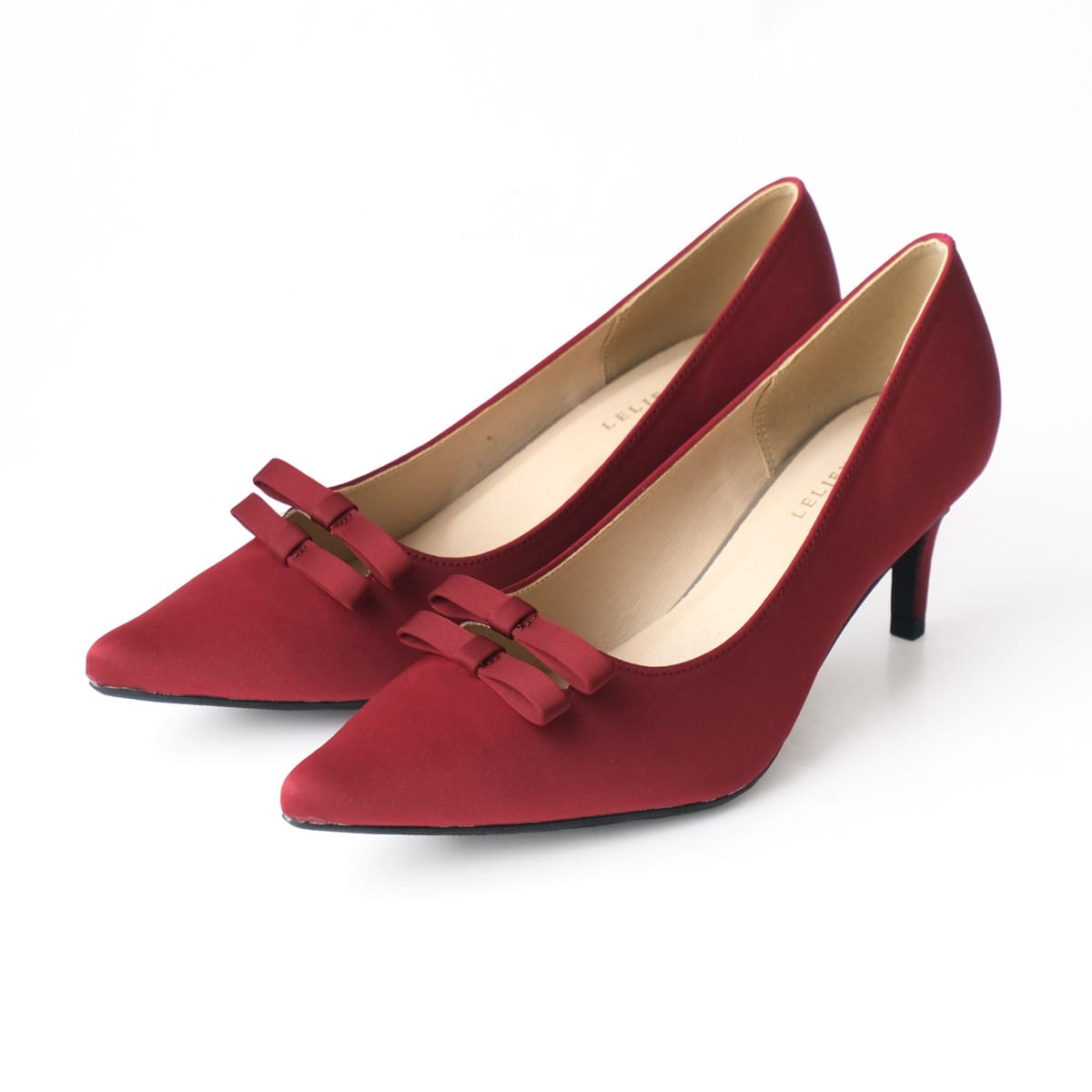 パンプス ダブルリボン ポインテッドトゥレディース 6センチヒール  痛くない 滑らないamiamiアミアミ | AmiAmi | 03