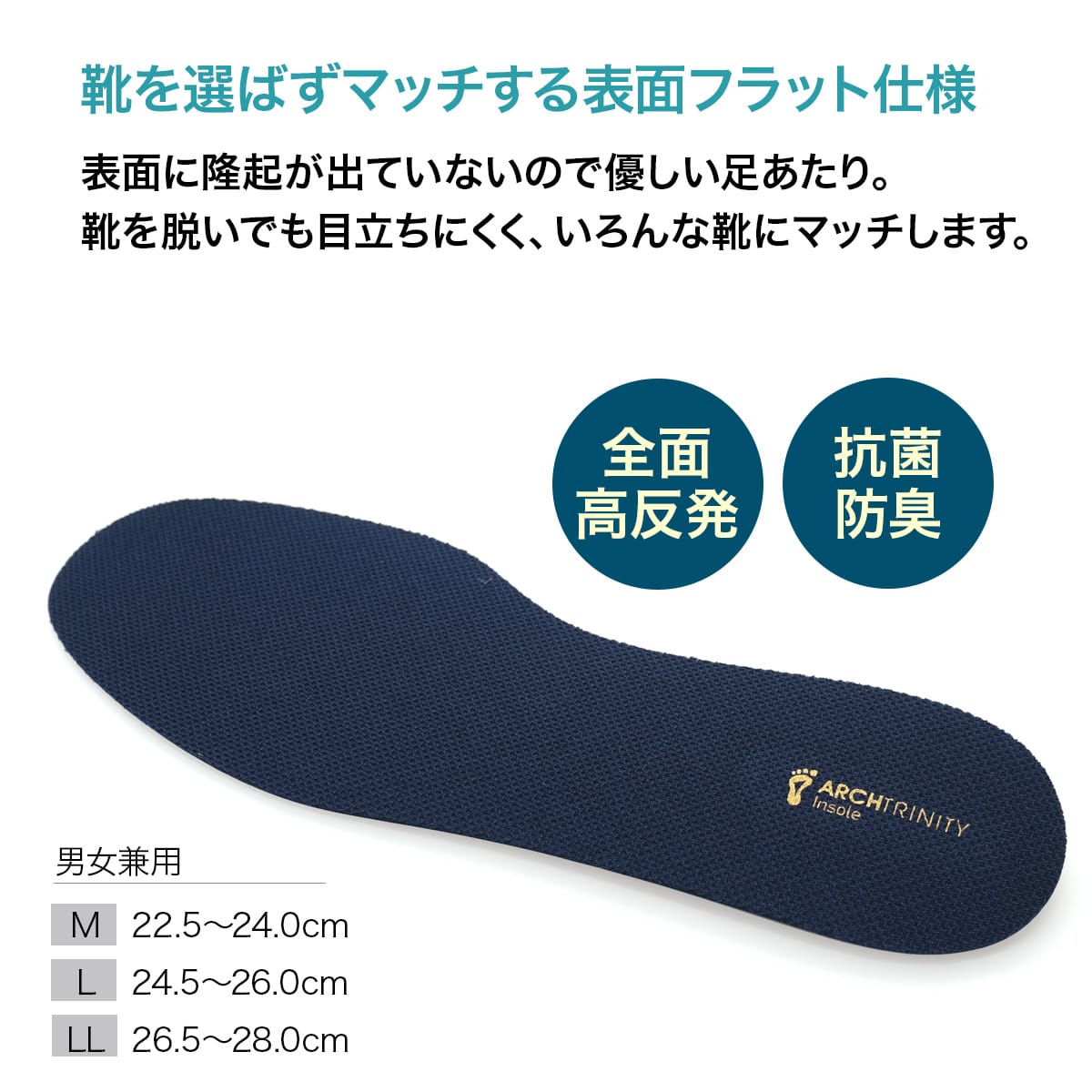 MORITO（モリト） is-fit アーチトリニティインソール 極上体験 男女