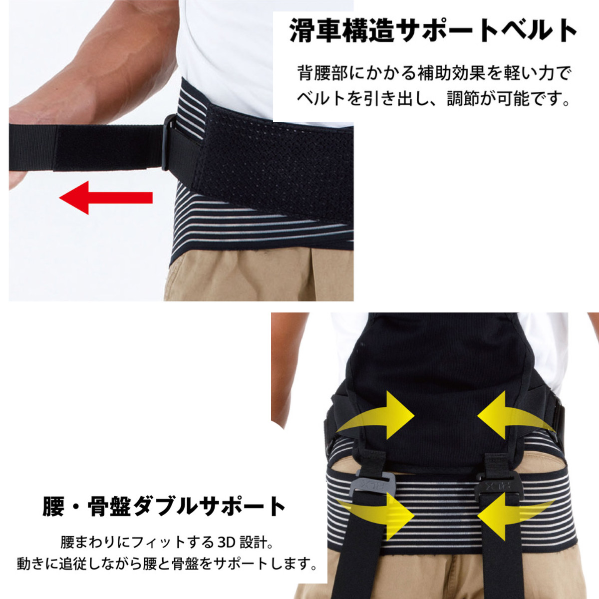 楽天市場】作業アシストスーツ 楽らく サポーター 全身用