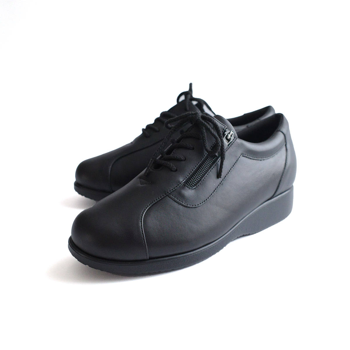 本革 コンフォートシューズ レディース 天然皮革3センチヒール 日本製