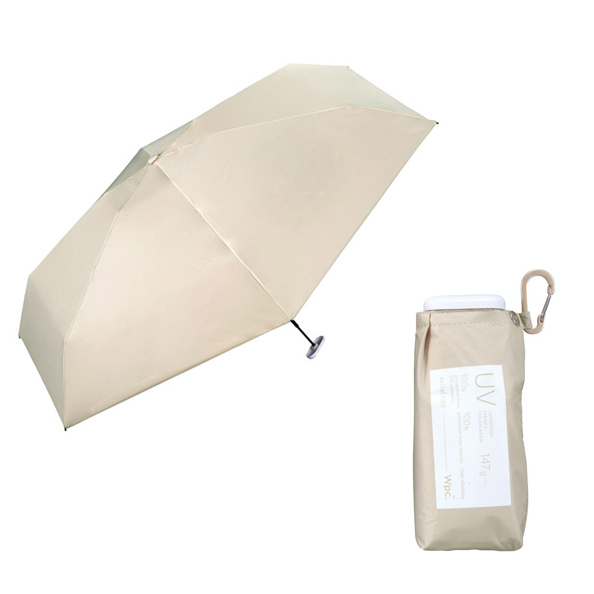 Wpc. wpc 遮光 エアリアルタイニー 折りたたみ 日傘 折り畳み 雨傘