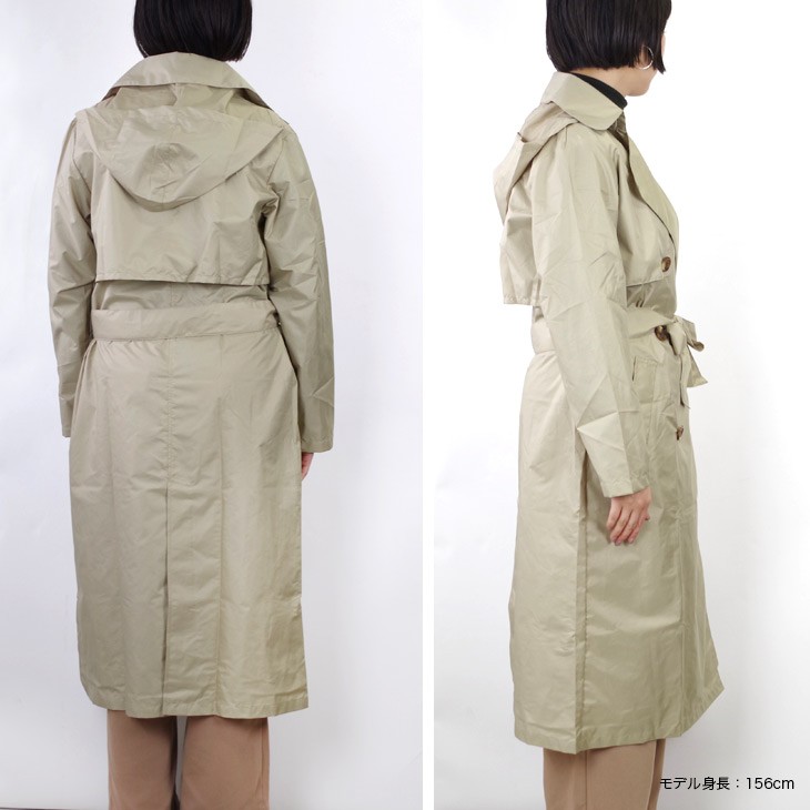 レインコートwpc ガウントレンチコート レディース 雨具 : EDIE - 通販