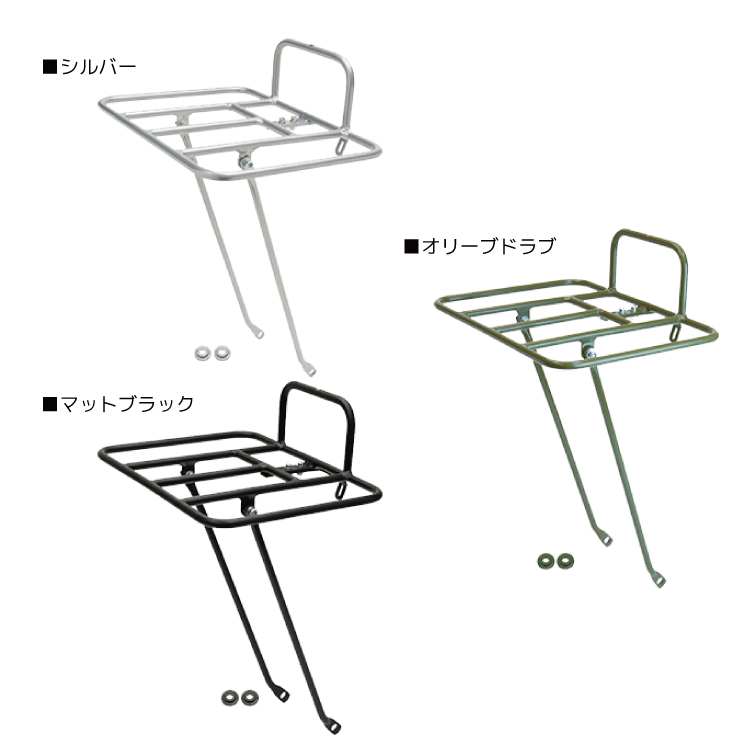 自転車  ロードバイク クロスバイク グラベル ツーリング  おしゃれ 通勤 通学 ADEPT アデプト トラスポーターラック ブラック フロント キャリア コミューター
