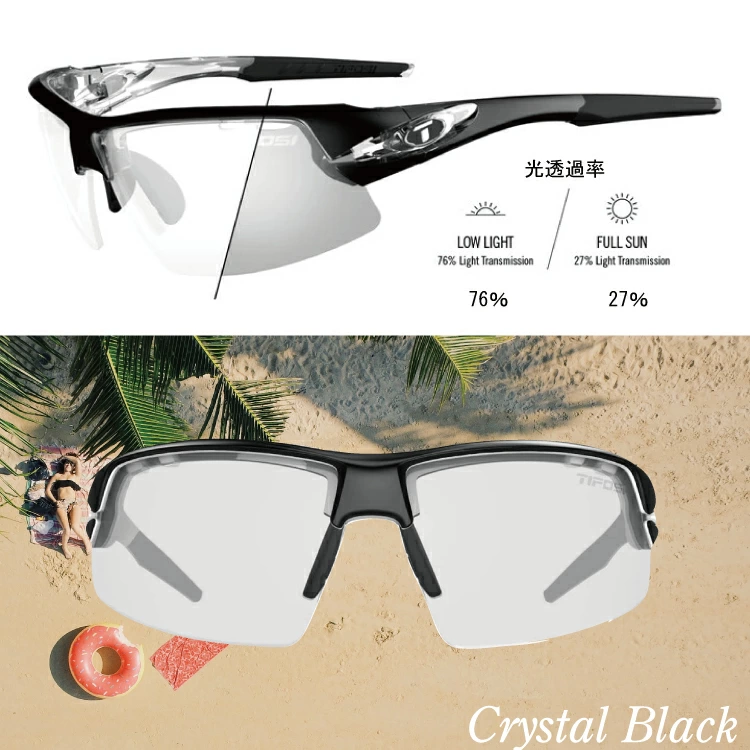 CRIT CRYSTAL BLACK サングラス TIFOSI/ティフォージ TIFOSI-CRIT-CRYSTAL-BLACKの画像