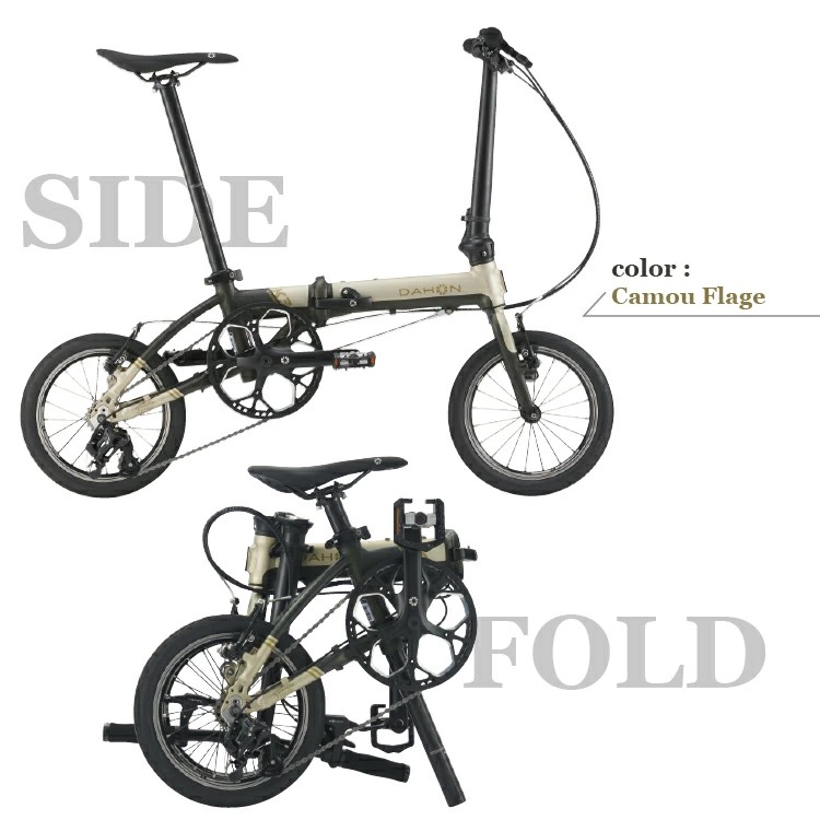 DAHON K3 ダホン 折り畳み自転車 ３段変速 シャンパン×ブラック DAHON（ダホン） 新色追加 K3 DAHON/ダホン K折りたたみ自転車 14