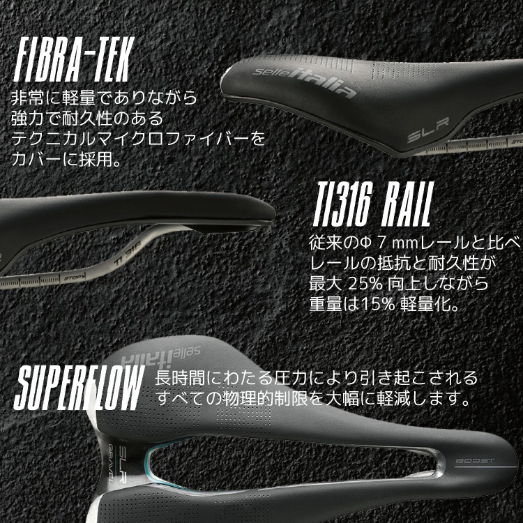 selle ITALIA（セライタリア） ロードバイクサドル SLR BOOST Ti316