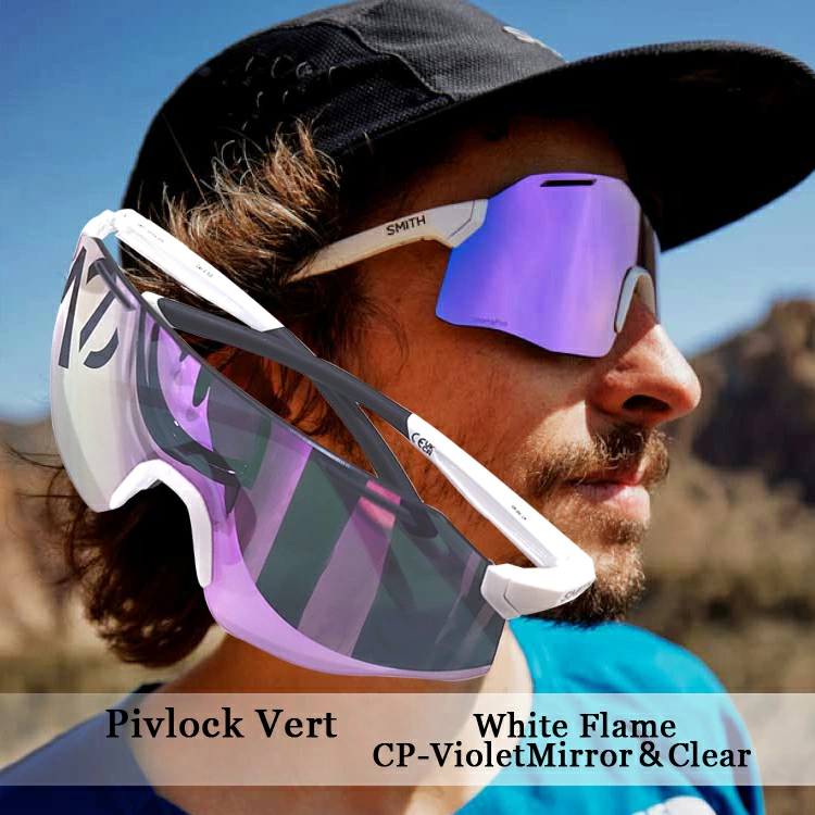 Pivlock Vert/ピブロック ヴァート サングラス SMITH/スミス VERT-AF マットアメジスト/ブラック/ホワイトの画像