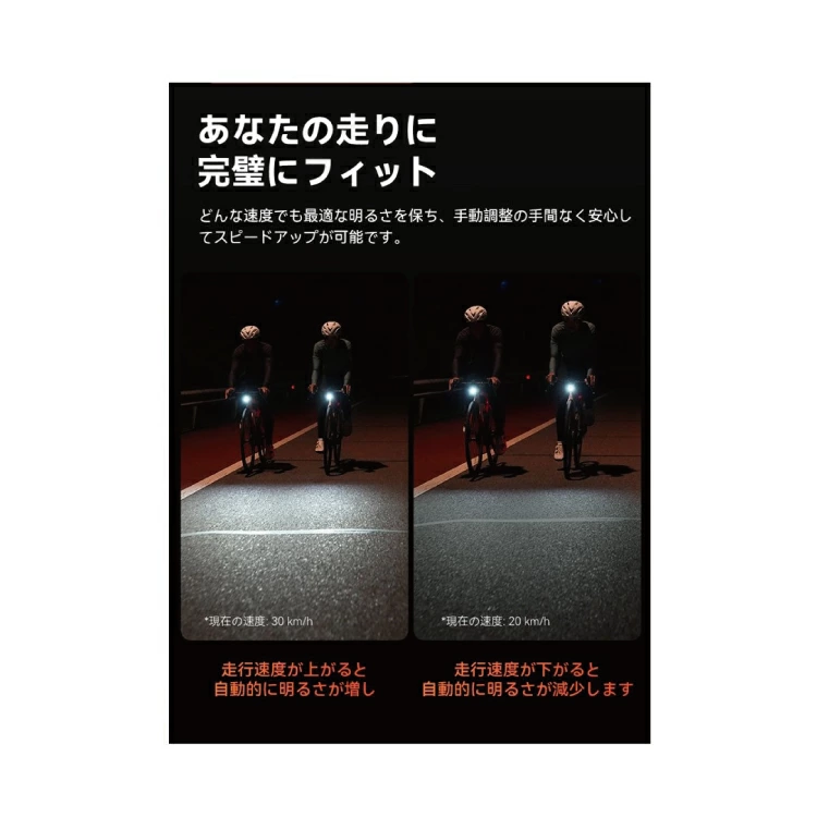 自転車ライト スマートフロントライト VS80...の詳細画像3