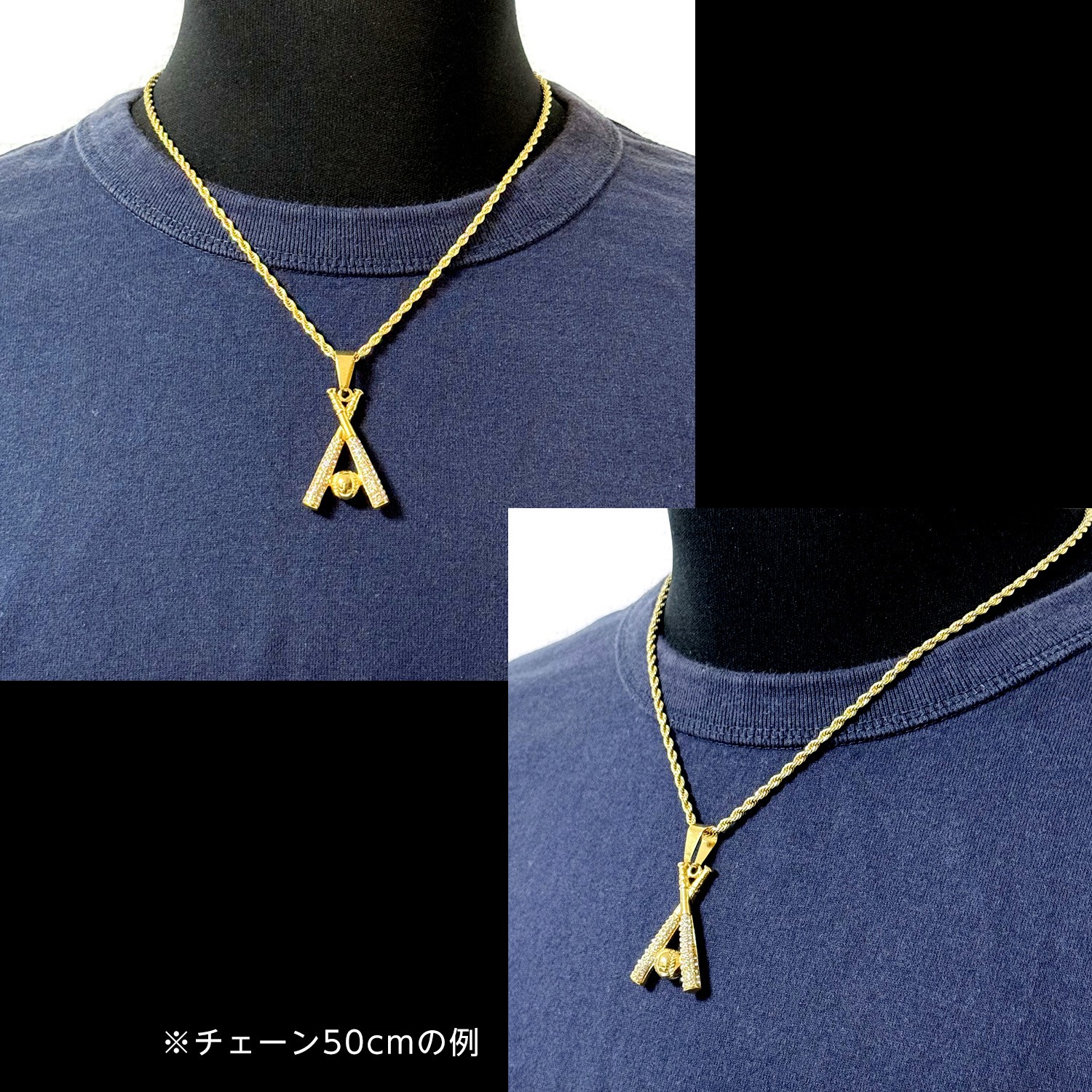 30mm極太 ゴールドネックレス ブリンブリン センターバックル 30mm極太 ゴールド ブリンブリン メンズネックレス センターバックル
