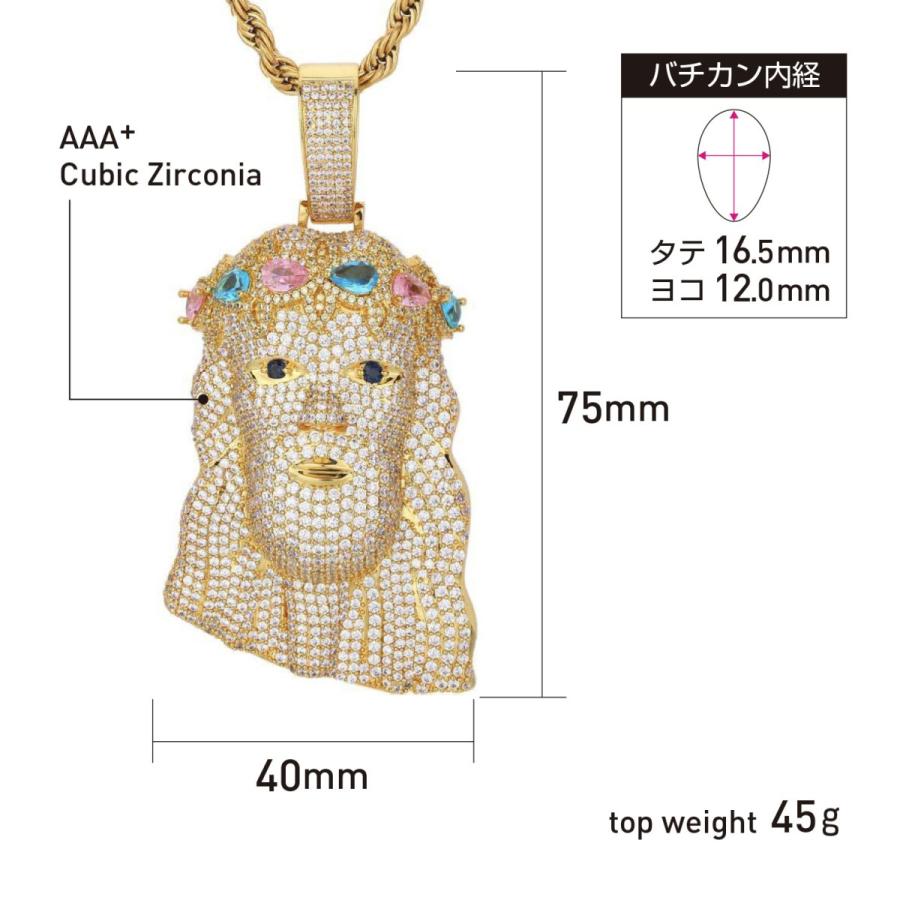 ネックレス ジーザス ブリンブリン ユニーク Jesus シルバー ゴールド