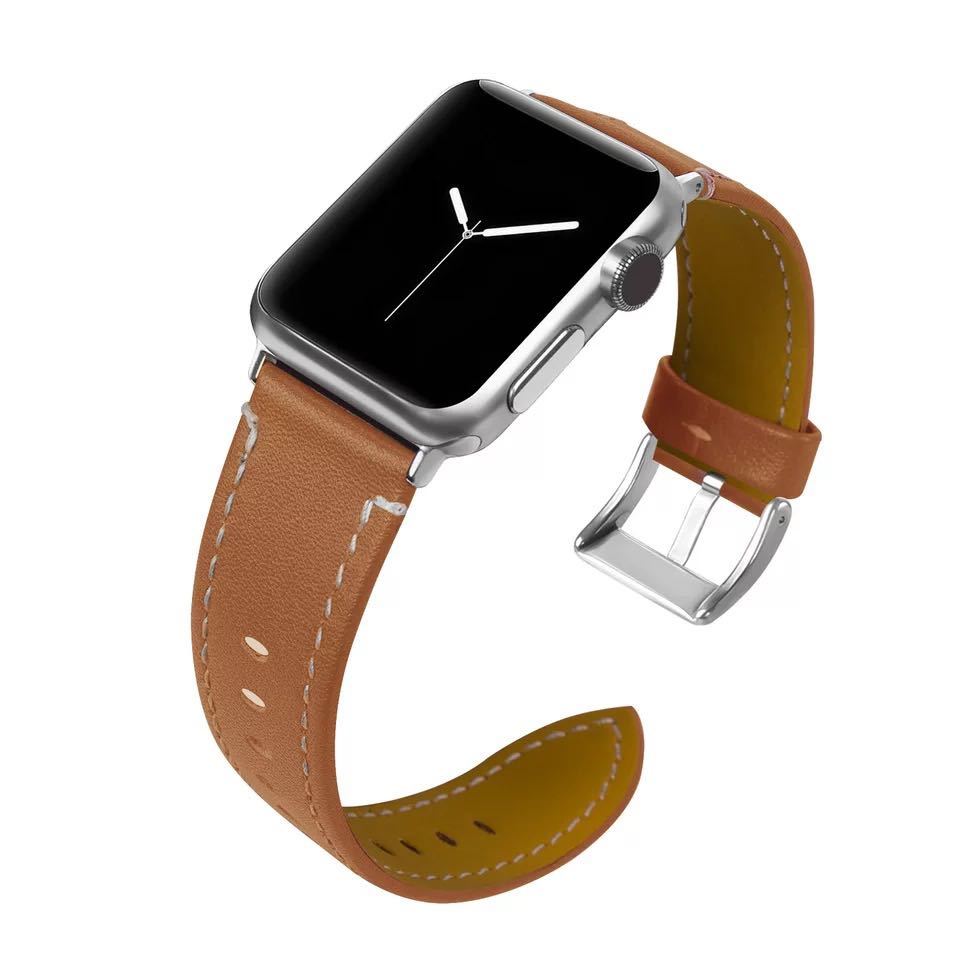 apple watch 本革ベルト ビジネススタイル アップルウォッチ革ベルトapple watch series6/SE/5/4/3/2/1 適用｜amicore｜03