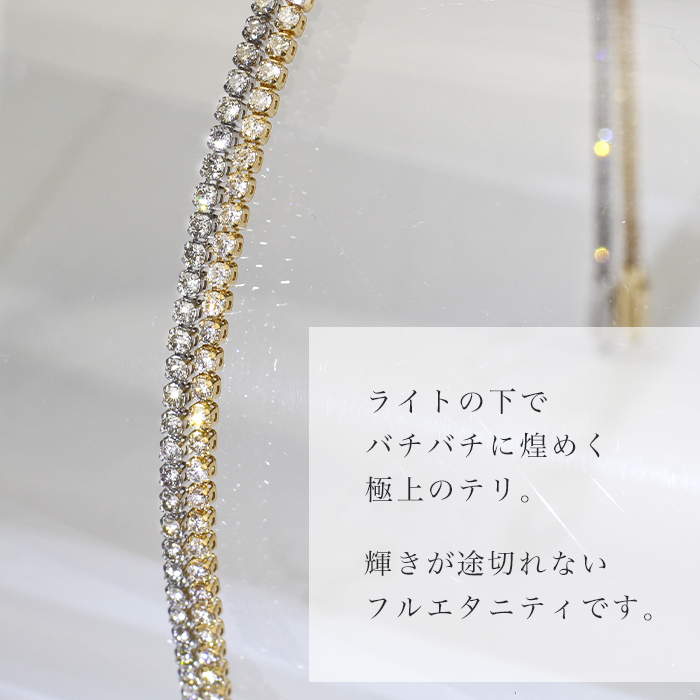 ブレスレット ダイヤモンド テニスブレスレット テニスブレス テニブレ Pt900 K18 PG 1.2ct ダイア エクセレントロック金具  長さ対応可 定番 クリスマス ギフト : 3755-081 : アミジュエリー - 通販 - Yahoo!ショッピング