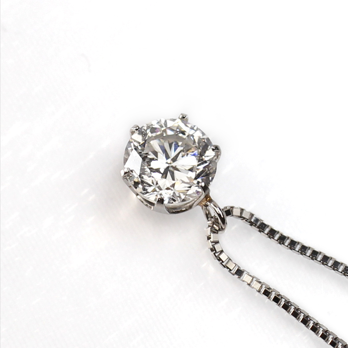 ダイヤ 1.0ct 1本限定 ダイヤモンドネックレス Gカラー プラチナ pt