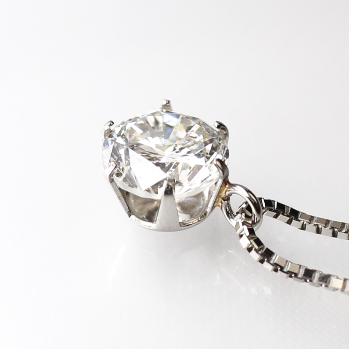 ダイヤ 1.0ct 1本限定 ダイヤモンドネックレス Gカラー プラチナ pt