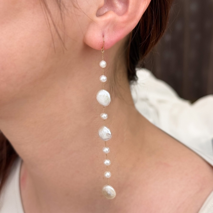 ◇TAKE-UP◇K18YG 淡水パールピアス TAKE-UP ONLINE SHOP/テイクアップ公式オンラインショップ / K18