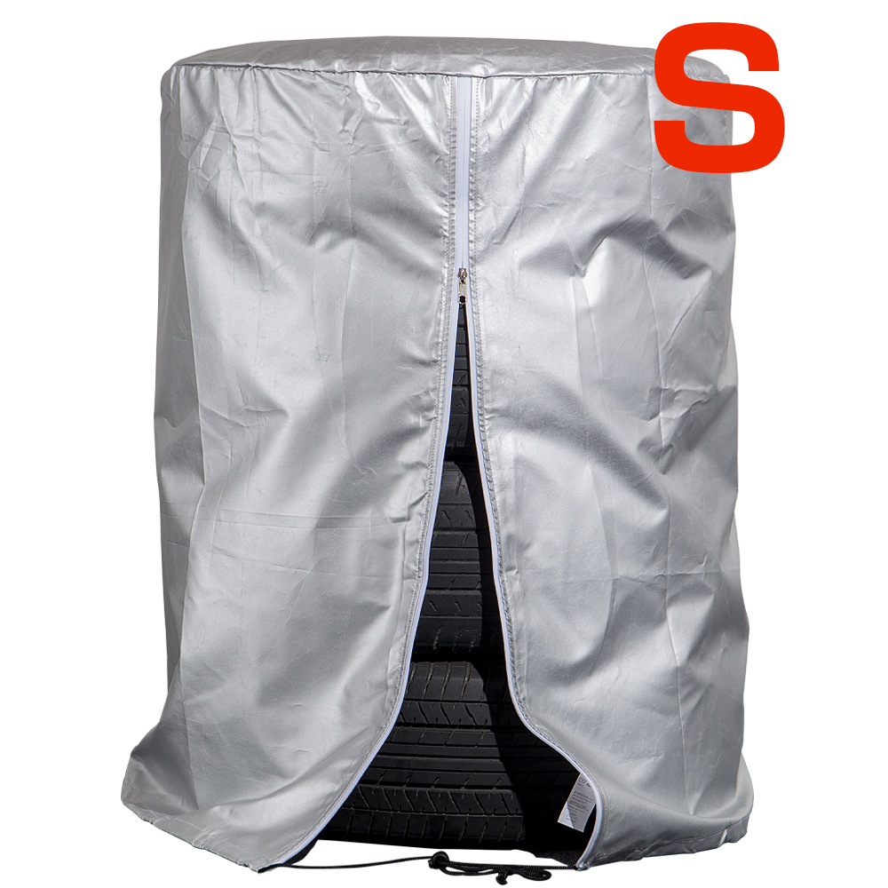 タイヤカバー UVカット 屋外 4本収納 サイズ M 車 タイヤ劣化防止