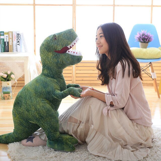 片岡メリヤス　ぬいぐるみ　恐竜　ピンク 恐竜ぬいぐるみ（Dinosaurs plushtoy） | 恐竜グッズ | むかわの