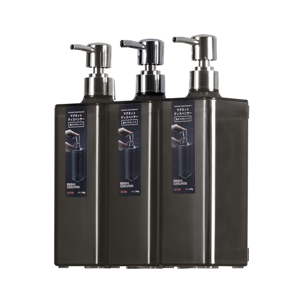 シャンプーボトル マグネット ディスペンサー 600ml ソープ