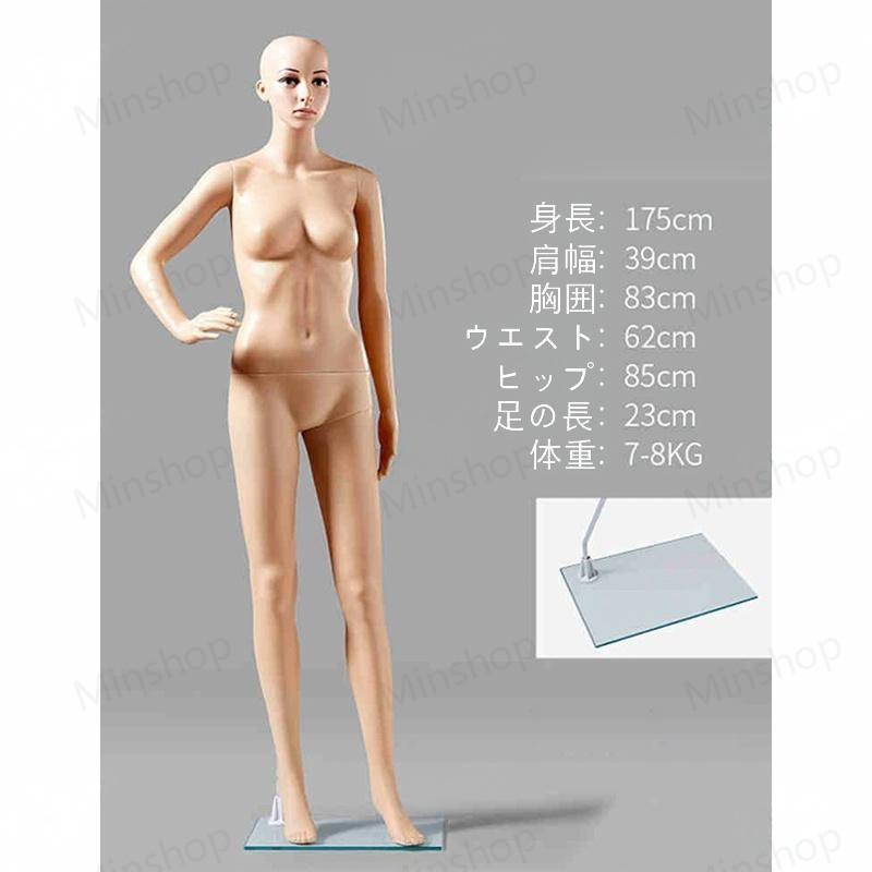 マネキン 全身 リアルマネキン 女性 男性 靴対応 軽量 B83 W61 H86