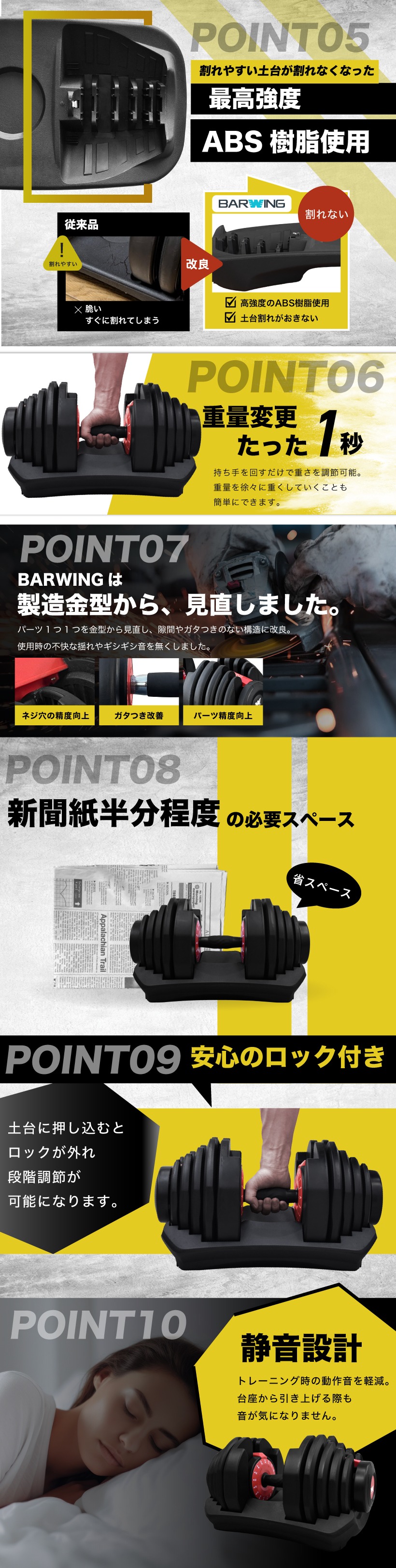 YouTen ☆期間限定価格 6/16まで☆ 可変式ダンベル 40kg 2個セット