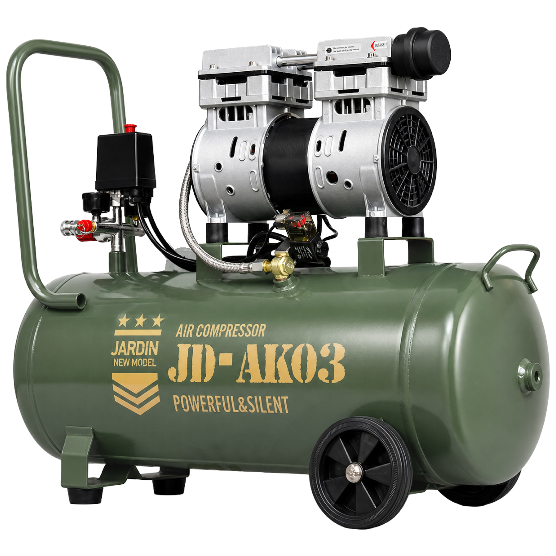 ☆期間限定価格 10/21まで☆ エアーコンプレッサー 吐出口2個 40L 車