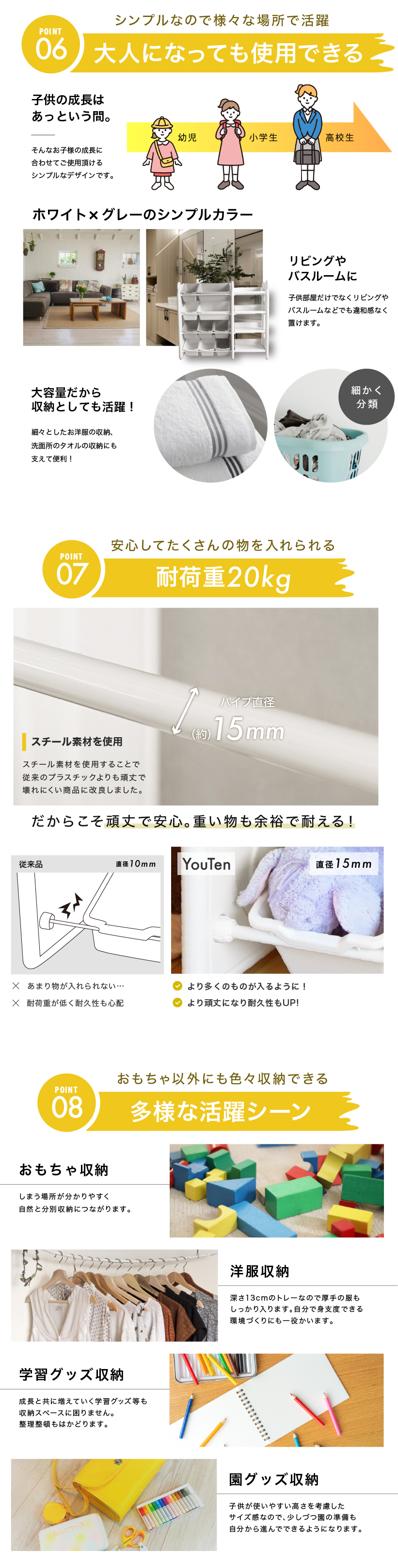 オモチャ収納 10トレー かわいいコンパクト ボックス リビング オモチャ収納 10トレー かわいいコンパクト ボックス リビング