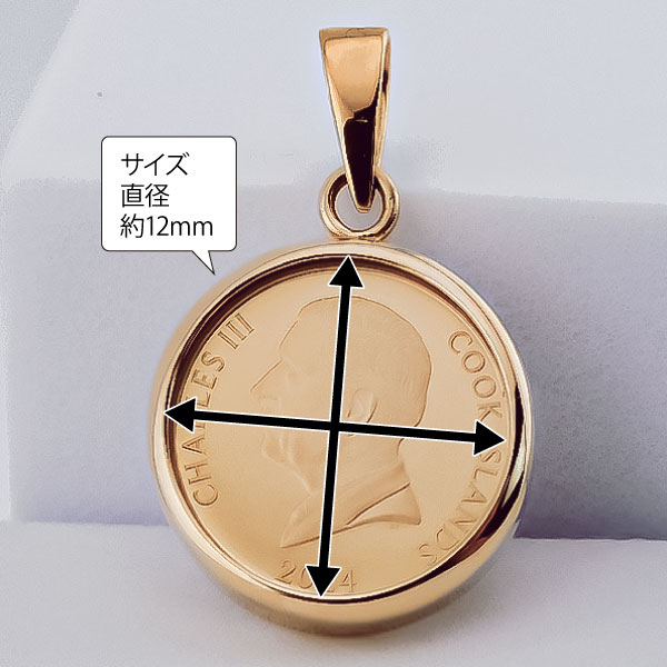 純金 1/30オンス Dogs 犬 プードル 親子 コイン 金貨 ペンダントトップ