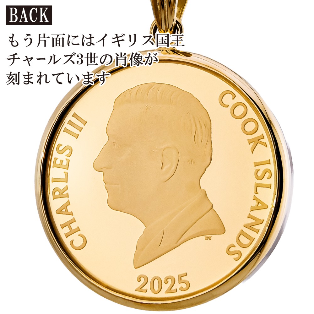 24金 18金 純金 1/10オンス Griffin グリフィン グリフォン コイン 金貨 ペンダントトップ 2025年限定  英国王立造幣局製造品質保証書付き 両面保護ガラス : アミラトーレ・Ammiratore - 通販 - Yahoo!ショッピング