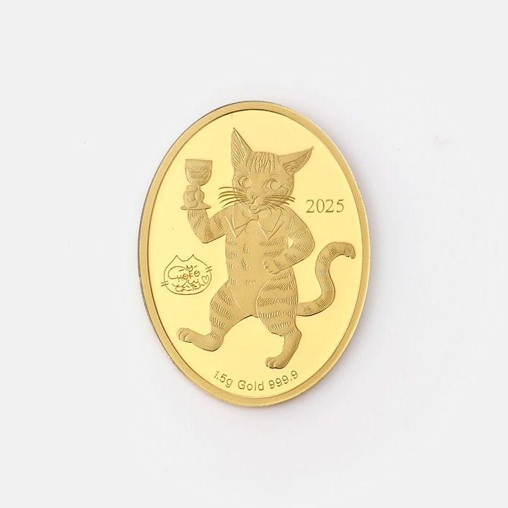 中川翔子デザイン 18金コインフレーム付き 純金コインペンダント（2025