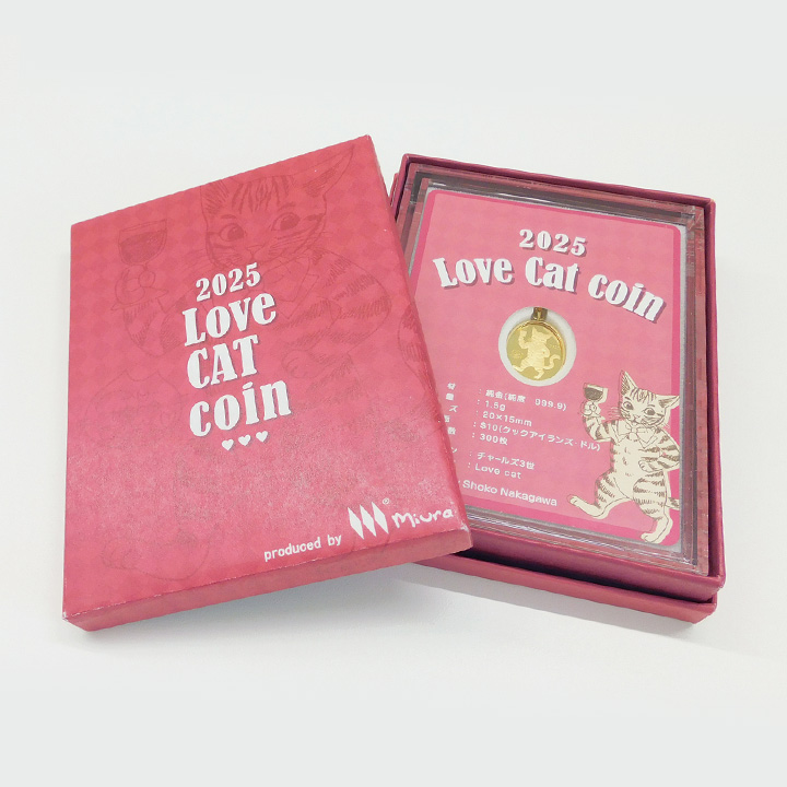 中川翔子デザイン 18金コインフレーム付き 純金コインペンダント（2025