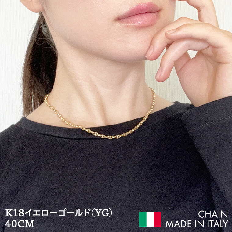 K18 18金 k18 ネックレス チェーン 中空スカル レディース メンズ 約