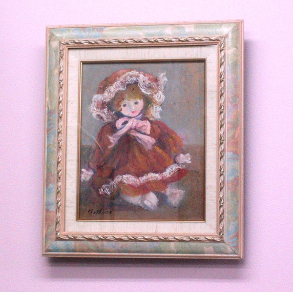 【油絵】静物画 女の子 人形 額縁 絵画 飾り絵 インテリア 油絵】静物画 女の子 人形 額縁 絵画 飾り絵 インテリア - メルカリ