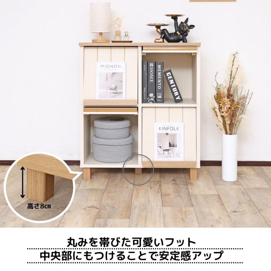 Vstavka/ヴィスタッカ ディスプレイ収納キャビネット 幅88.5cm