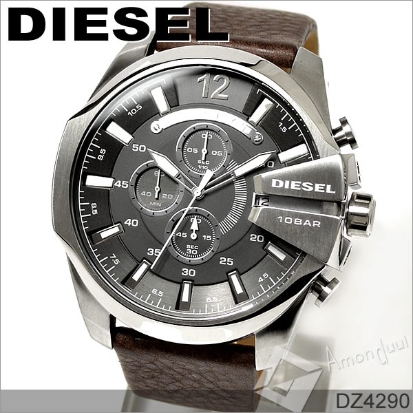 DIESEL メガチーフ ディーゼル クロノグラフ腕時計 ディーゼル メンズ