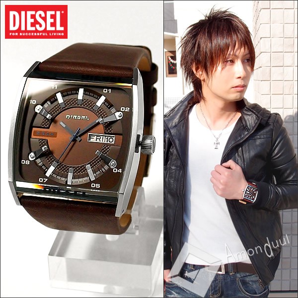 ディーゼル DIESEL 革ベルト 腕時計 メンズ DZ1254 革ベルト レザー ディーゼル/DIESE DIESEL ディーゼル 革ベルト
