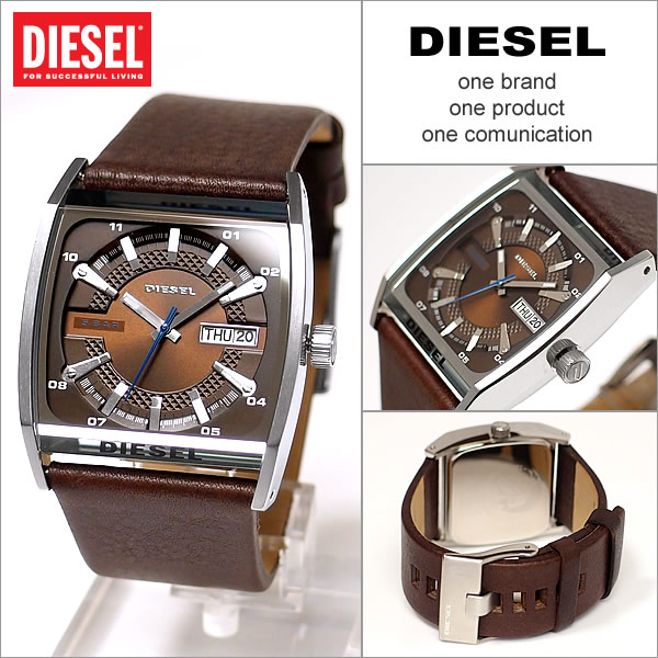 革ベルト ディーゼル DIESEL 革ベルト腕時計 メンズ DZ1293 ディーゼル DIESEL 革ベルト