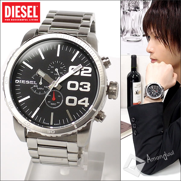 DIESEL クロノグラフ-